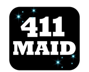 411-maid Cleaning Service Logo