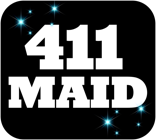411-maid Cleaning Service Logo